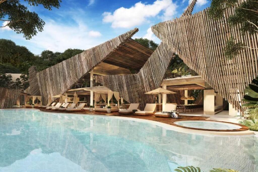 Apartament Loft En Aldea Zama Tulum Zewnętrze zdjęcie